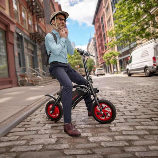 jetson bolt folding electric ride on with twist throttle